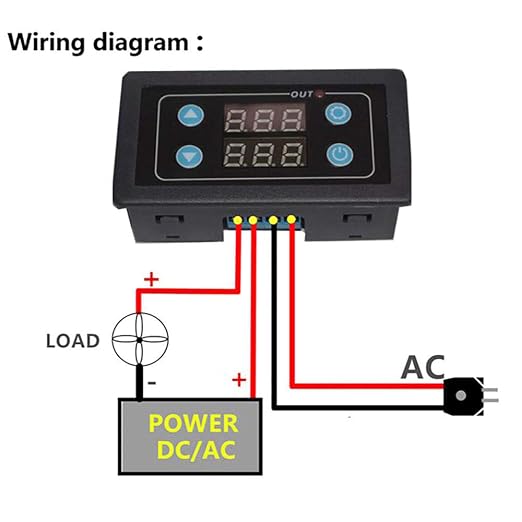 Lufasa 110V 120V Programmable Digital Cycle Switch Module AC 85V-265V LED - Image 2