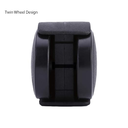 Black Plastic 1.5 inch Plate Casters - Image 7