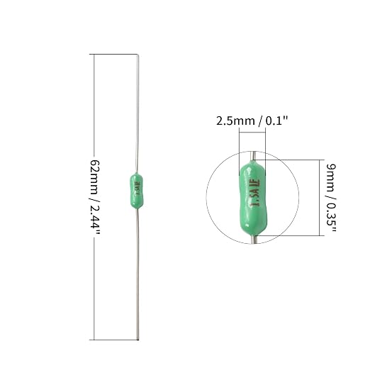 Fielect 50Pcs Pico Fuse 125V 1.5A Fast Blow Fuse Resistance Type No - Image 2