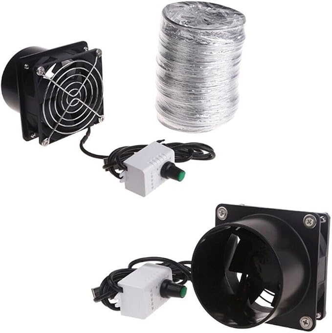 Smoke Absorber Fume Extractor Fan USB Adjustable Solder Pipe Duct Exhuast Fan - Image 8