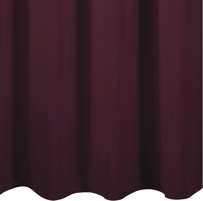 LEMOMO Blackout Curtains 66 x 95 inch/Burgundy Red Curtains Set of 2 Panels/Thermal Insulated Room Darkening Bedroom Curtains