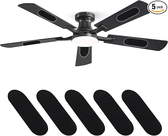 5 Pack Ceiling Fan Air Purifier Pads, Barnacle Activated Carbon Fan Filters by FreshOasis