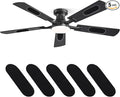 5 Pack Ceiling Fan Air Purifier Pads, Barnacle Activated Carbon Fan Filters by FreshOasis