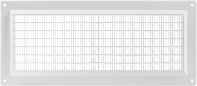 5" x 12" Inch White Vent Cover by ECOPROVENT