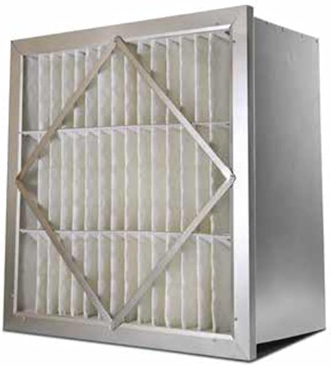 RIGID-PACK 24x20x12 Rigid Box Air Filter – MERV 14/95% ASHRAE HVAC Filter – by AccuraFil