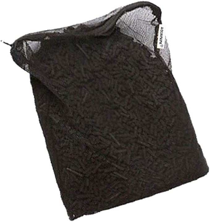 5 lbs Activated Charcoal Carbon Pellets in 1 Free Mesh Media Bags by Aquapapa