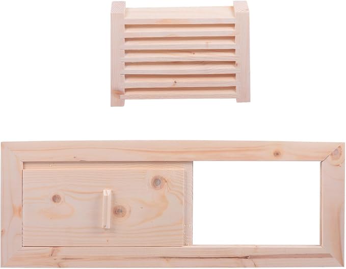 Veemoon Air Ventilation Panel Sauna Vent Panel 1 Set Steam Room Vent Adjustable by Veemoon