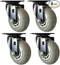 Shepherd 5" Designer 1, 056-lb. Total Capacity Heavy-Duty Swivel Casters by Headbourne