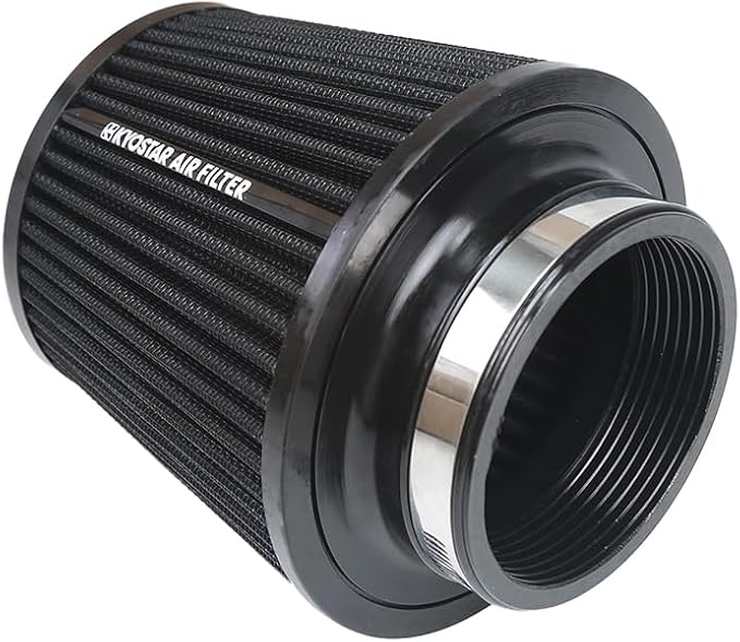 KYOSTAR Universal 3.5" High-Flow Air Filter, Reusable Cone Cold Air Intake - Image 9
