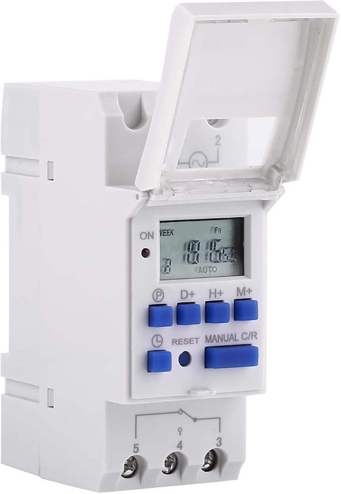 Yosoo Health Gear DIN Rail Digital Programmable Timer Switch, THC15A Digital by YosooHealthGear