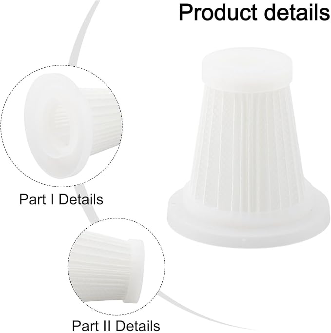 5-Pack Reusable Filters for Airify Pro V2 Vacuum Cleaner Replacement - Image 3