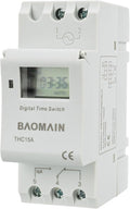 Baomain THC15A AC 110V Digital LCD Power Programmable Timer Time Switch Relay by Baomain