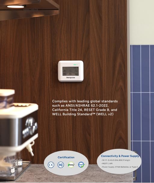Aeropulse Indoor Air Quality Monitor | CO2, Temperature, Humidity&AirPressure| - Image 7