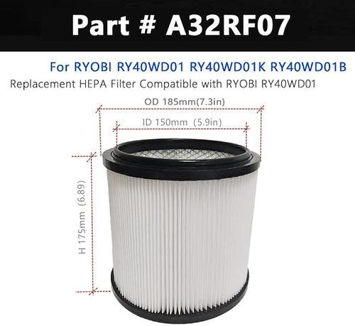 1 PACK Amigriki A32RF07 Replacement Cartridge vacuum HEPA Filter Compatible - Image 2