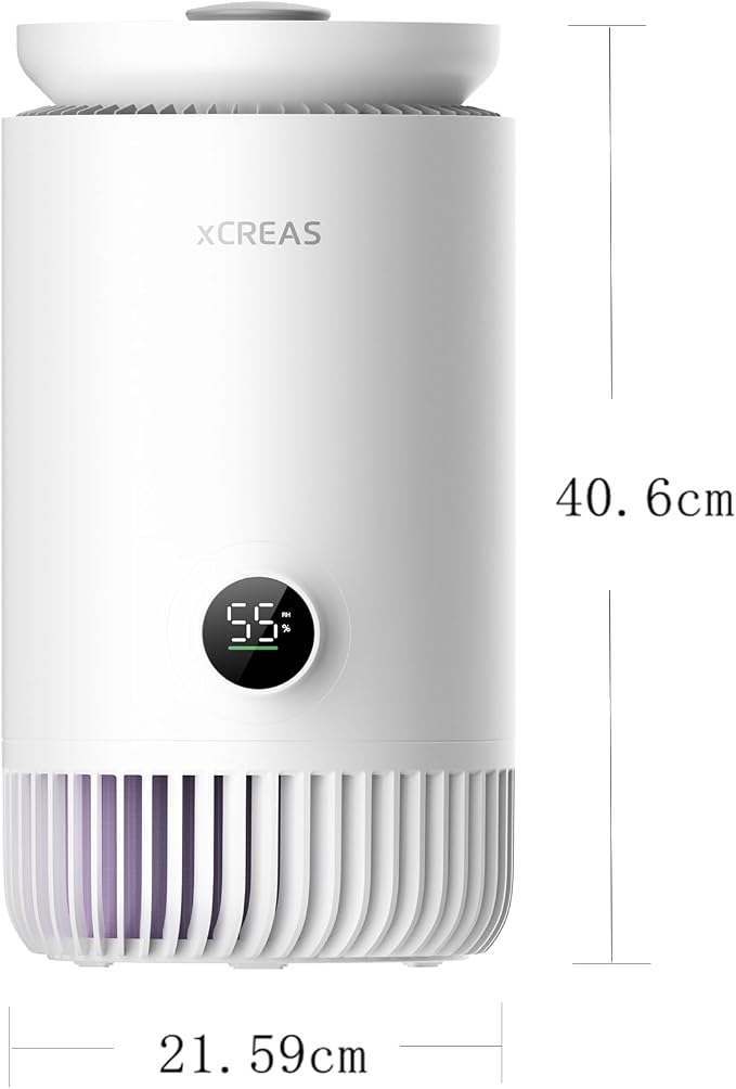 Humidifier & Air Purifier Combo, 0.8-Gal Top Fill | Evaporative No-Mist - Image 8