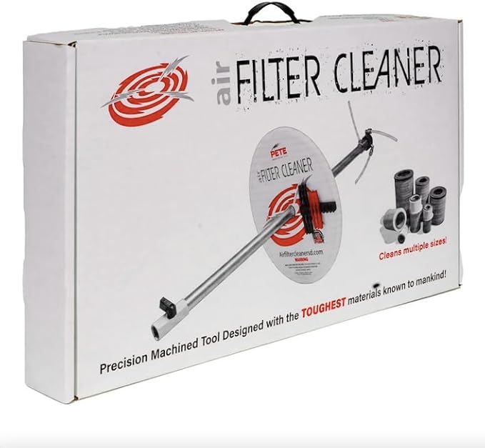 Air Filter Cleaner XL Extra Large Tool kit by Pete Industries. Cleans 6-14" by Unknown