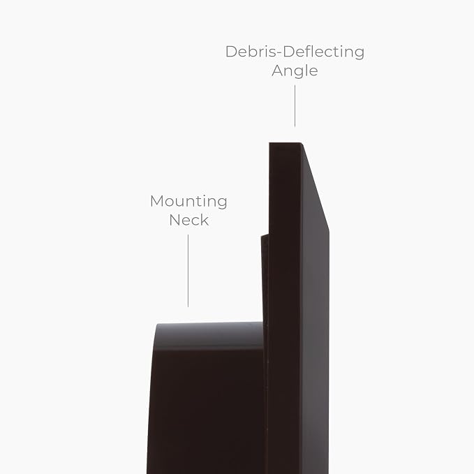 6 Inch Fit Brown Plastic Vent Cover - Image 6
