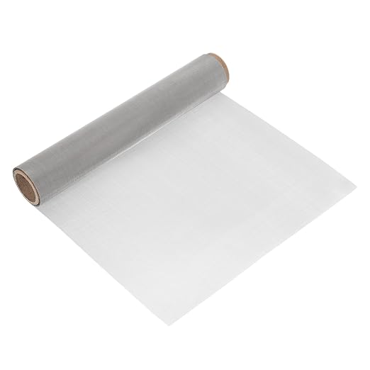 uxcell 80 Mesh 118" x 12" Woven Wire Mesh, 304 Stainless Steel Air Vent Filter by uxcell