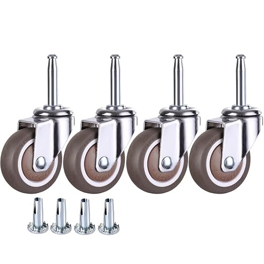 2 Inch Rubber Caster Wheel Set of 4 by nerilee