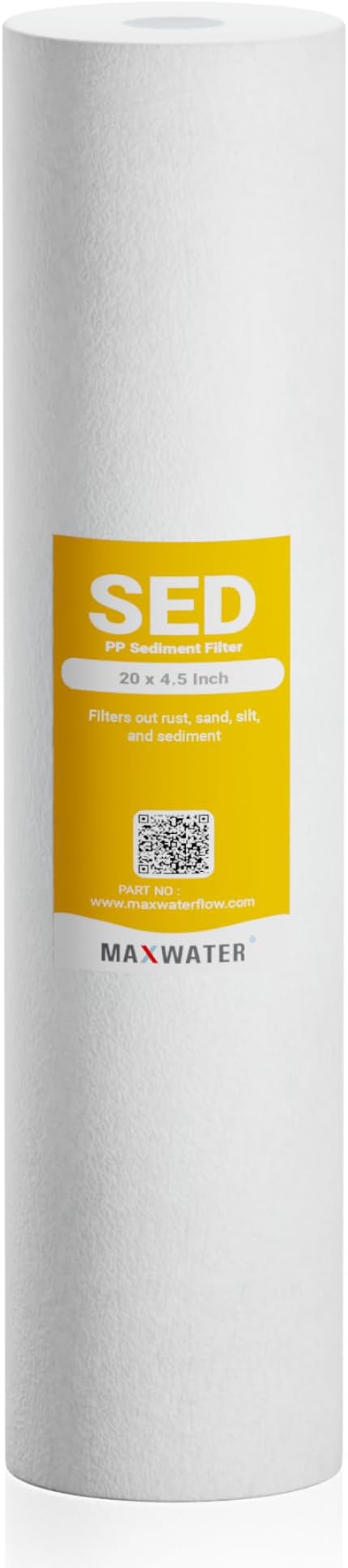 Max Water 1 Micron 20 x 4.5 Sediment Filter by MaxWater