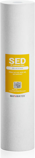 Max Water 1 Micron 20 x 4.5 Sediment Filter by MaxWater
