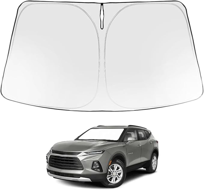 Proadsy Windshield Sun Shade for Chevrolet Blazer 2019–2025 2026 Foldable Front by Proadsy