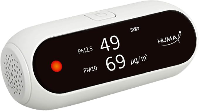 Huma-i, Advanced Portable Air Quality Monitor Indoor Outdoor Which Measures by humai
