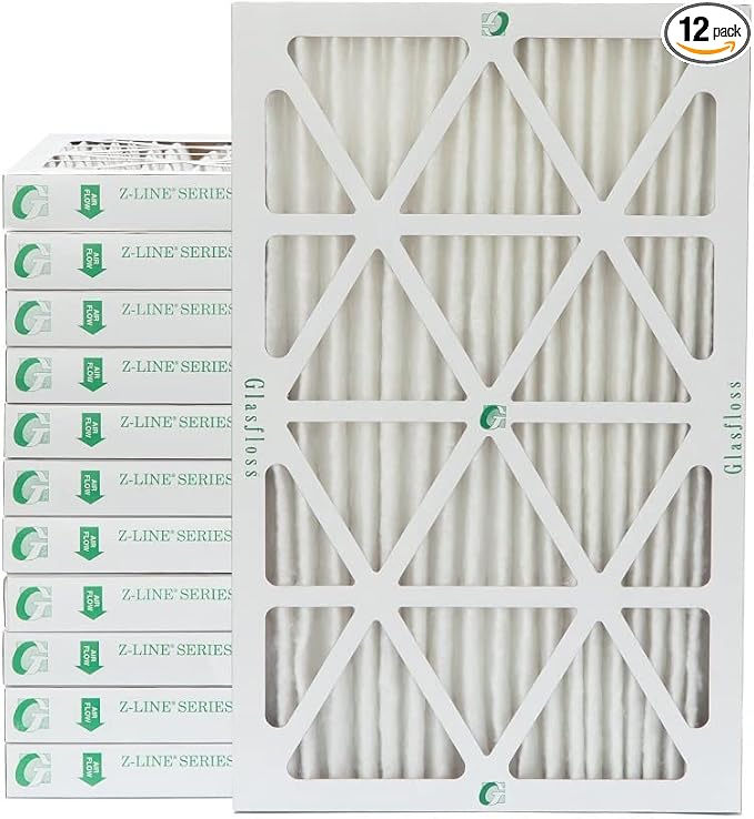 Glasfloss Industries ZLP16252 Z-Line Series ZL MERV 10 Pleated Filter, Case Of by Glasfloss