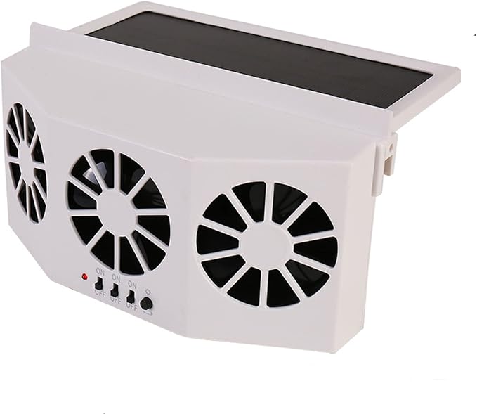 CYDZSW Car Solar Powered Window Exhaust Fan, Air Purifier, Solar Power Air Vent - Image 7