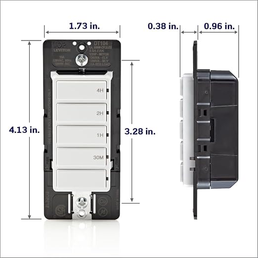 Leviton Countdown Timer Switch for household lights, heaters and exhaust fans - Image 8