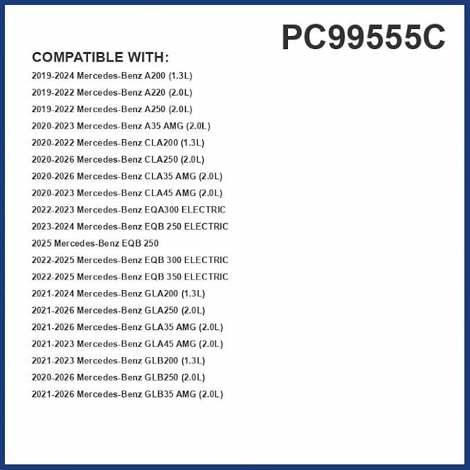 PG PC99555C Activated Charcoal Cabin Air Filter | Fits 2020-2026 Mercedes-Benz - Image 2