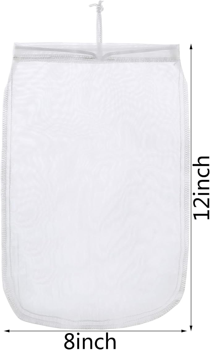 ALEGI Aquarium Filter Media Bag Extra Fine, Reusable 180 Micron Drawstring Mesh - Image 3