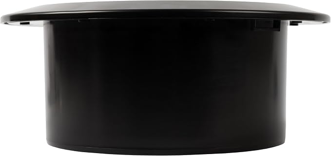 Vent Systems 6'' Inch Black Round Plastic Ceiling Vent Cover - Image 8