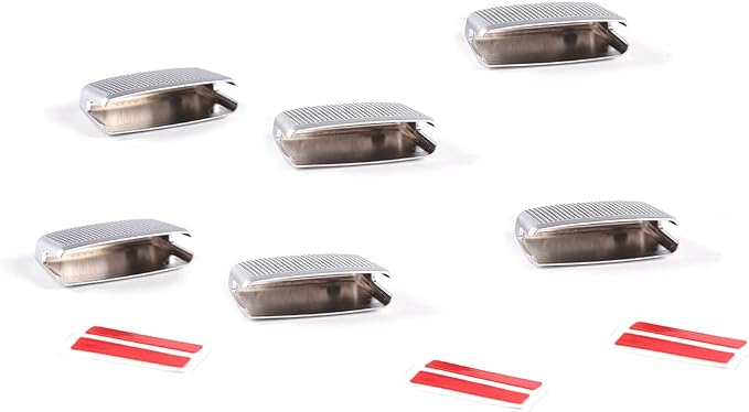 Air Vent Lever Cover Wind Outlet Knob Decoration Trims 6PCS - Image 6
