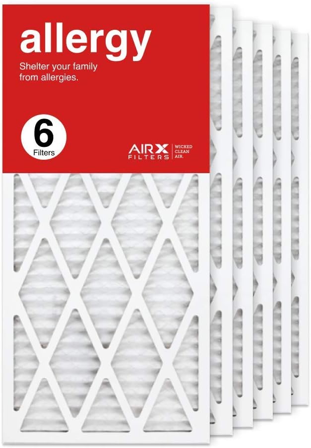 AIRx Filters 14x30x1 Air Furnace Filter MERV 11 Allergy, & Pet Dander, Pleated by AIRXFILTERSWICKEDCLEANAIR