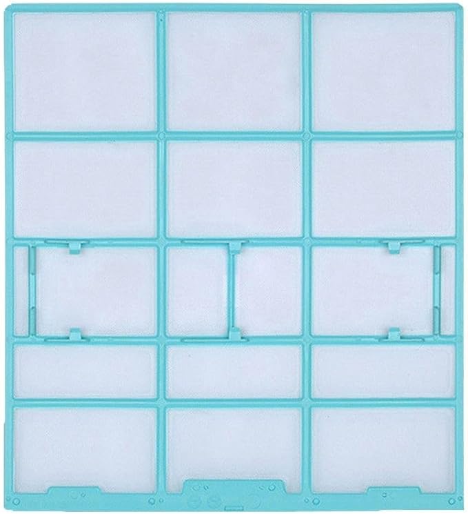 2Pcs Air Conditioner Filter Replacement, Wall Mounted Indoor Unit Dust Cover by Unknown