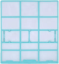 2Pcs Air Conditioner Filter Replacement, Wall Mounted Indoor Unit Dust Cover by Unknown