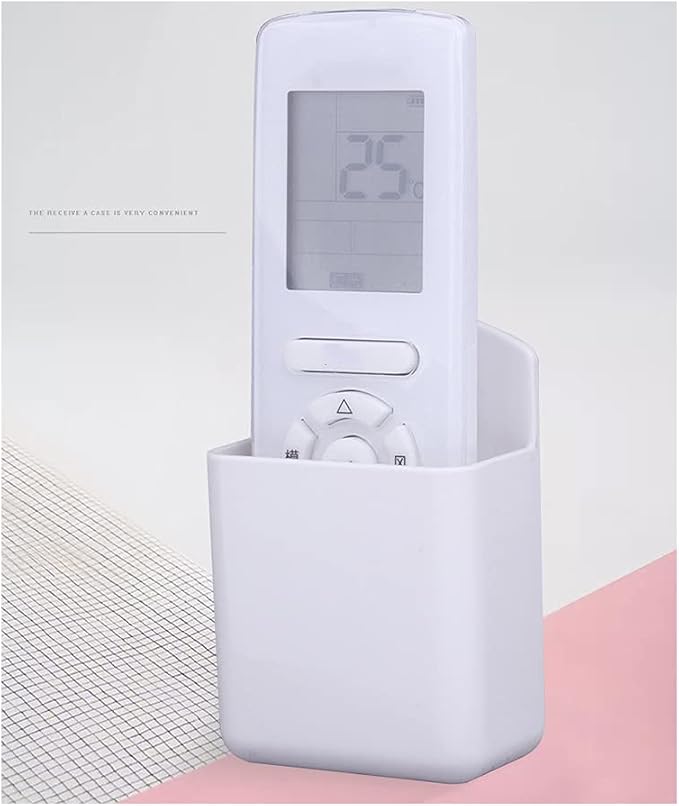 Wall Mount Remote Control Holder, Air-Conditioner & TV Remote Organizer Caddy - Image 5