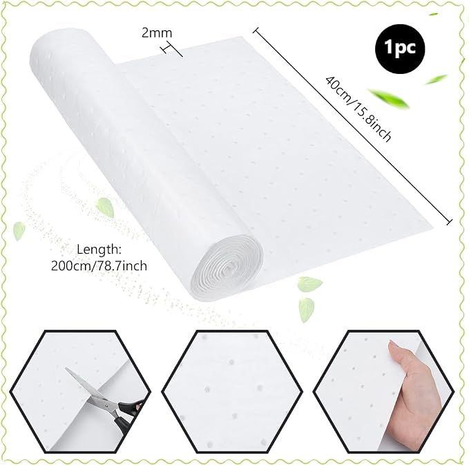 PH PandaHall 78.7 x 15.7 inch White Air Filter Material Natural Cotton Washable - Image 2