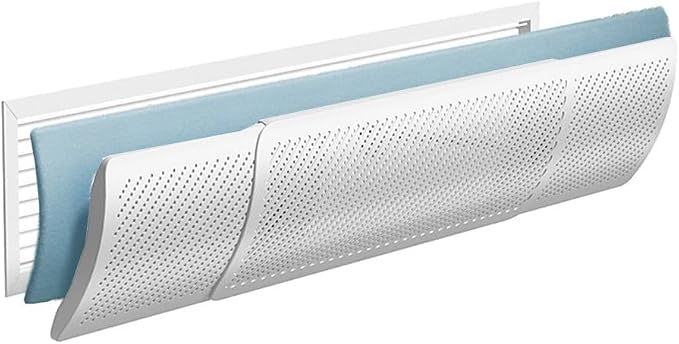Air r Vent r, 51-120cm PP White Anti-Direct Blowing AC Air r, Air Outlet Duct by Unknown