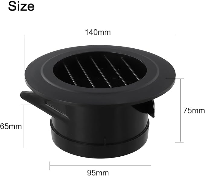 Central Air Vent Cover, Removable HVAC Grille - Image 5