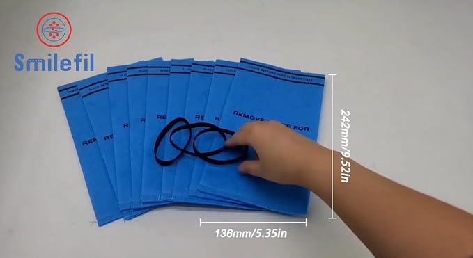 Smilefil 9 Pack Wet Dry Vacuum Filter Bags Compatible - Image 7
