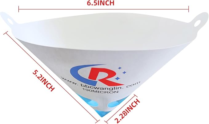 250 Pack of Paint Strainers, Paint Filter Strainer Paper Cone - Image 9