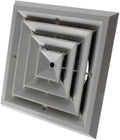 RectorSeal TRUaire Retrofit Grille/Damper 81904 Plastic Ceiling Diffuser by RectorSeal
