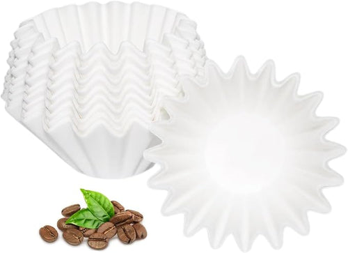1-2 Cup White Coffee Filters, Small Coffee Maker, Single Serve Coffee Pot by MUCXNIIY