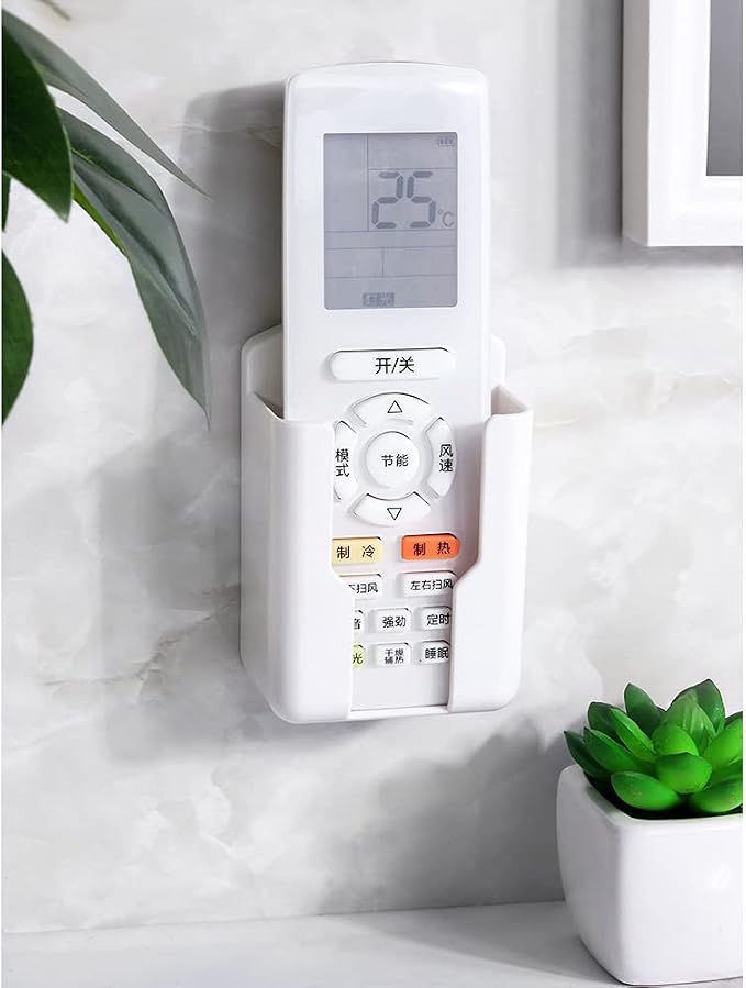 2 Pcs Wall Mount Remote Control Holder Media Player Controller Holder, - Image 6