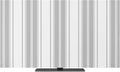Minimalist Gray Stripes Indoor TV Cover, Elastic TV Screen Protector Modern by Unknown