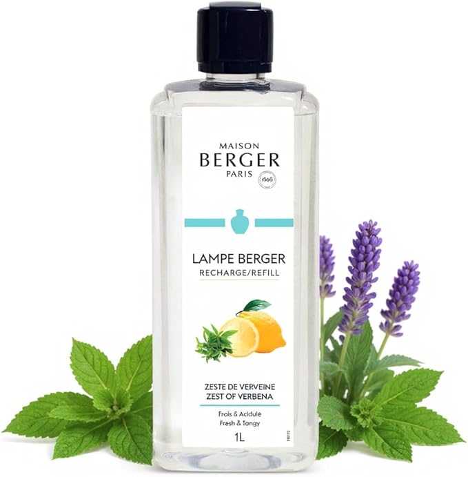 MAISON BERGER Lampe Berger Refill, 1 L, Zest of Verbena | Catalytic Lamp by MAISONBERGER