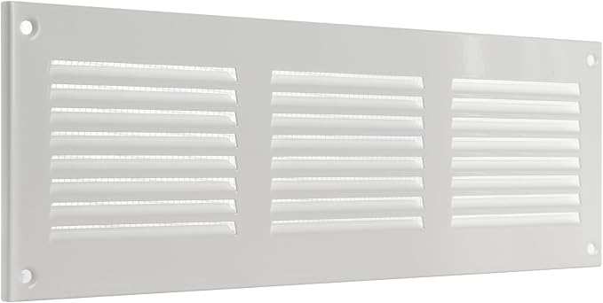HVAC OV 12" x 4" Inch White Metal Vent Cover – Ceiling Vents Covers - Image 9