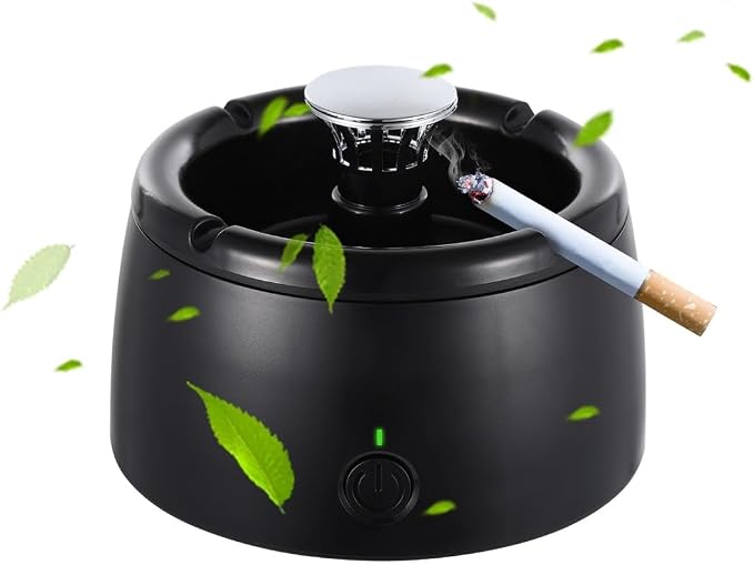 Smokeless Ashtray With Air Purifier And Aroma Diffuser, Negative Ion Generator by Chewtoyo